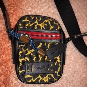 Coach crossbody leopard